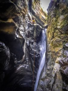 canyoning-cabrito-São-Miguel-Açores-cascata