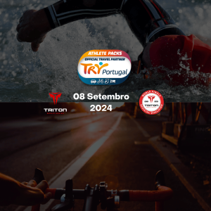 Evento de triatlo em Lisboa, Portugal dia 8 de setembro 2024
